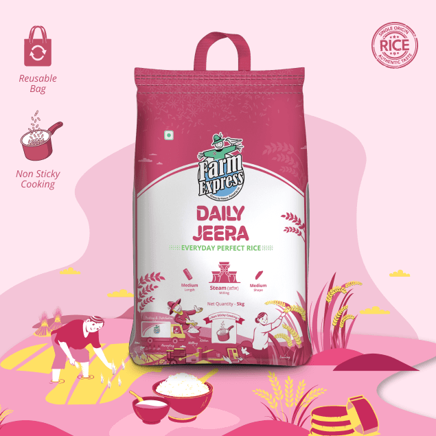 Daily Jeera rice pack — front